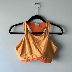 Lerin orange sports bra